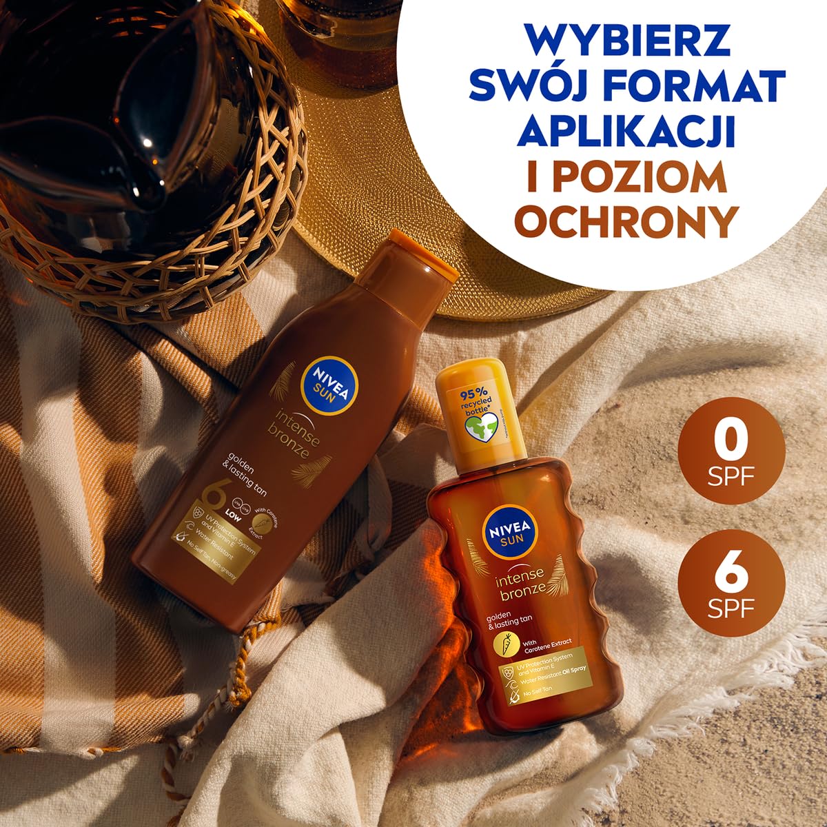 NIVEA Sun Carotene Spray olio solare, 200 ml