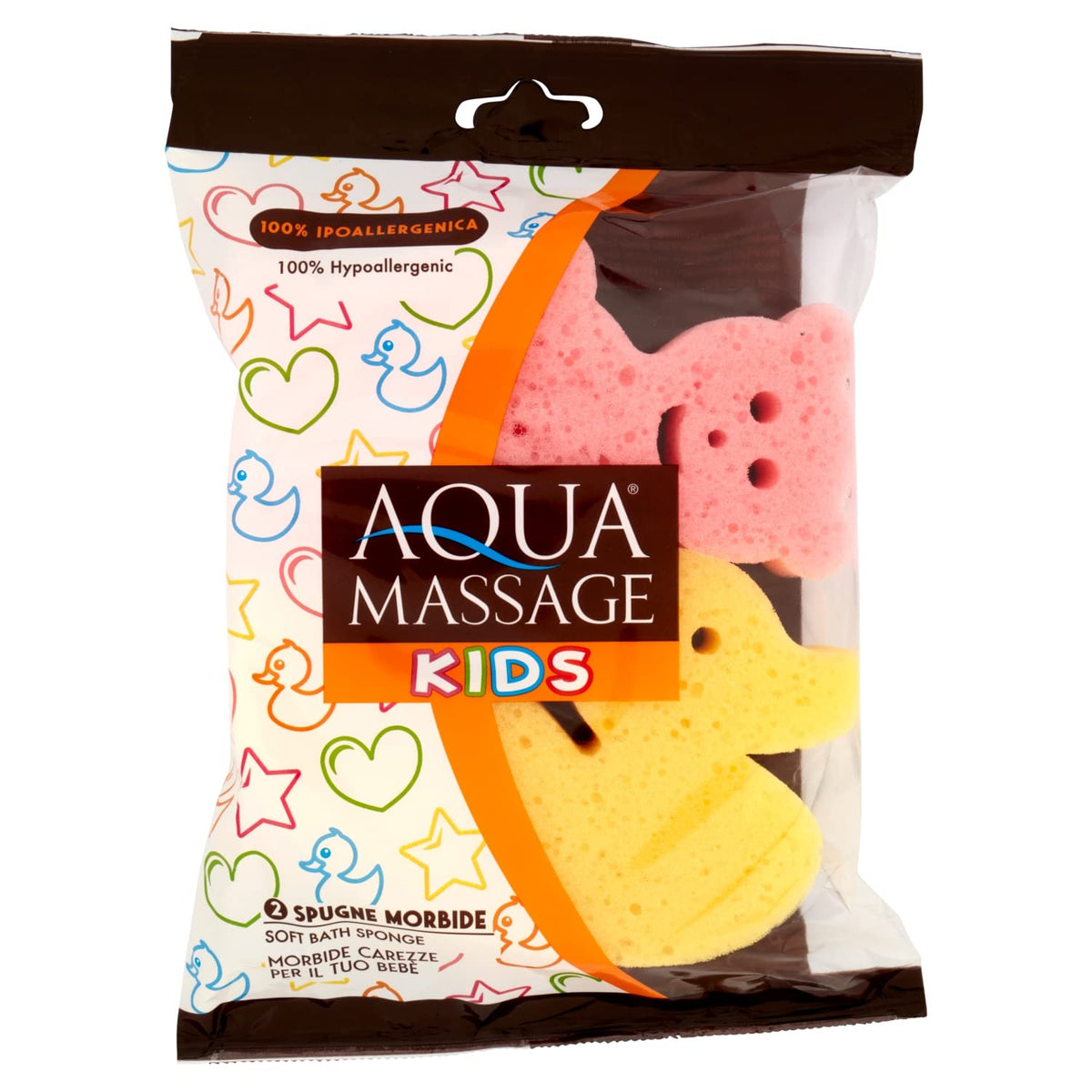 Aquamassage Kids Spugne Morbide 2 Pz