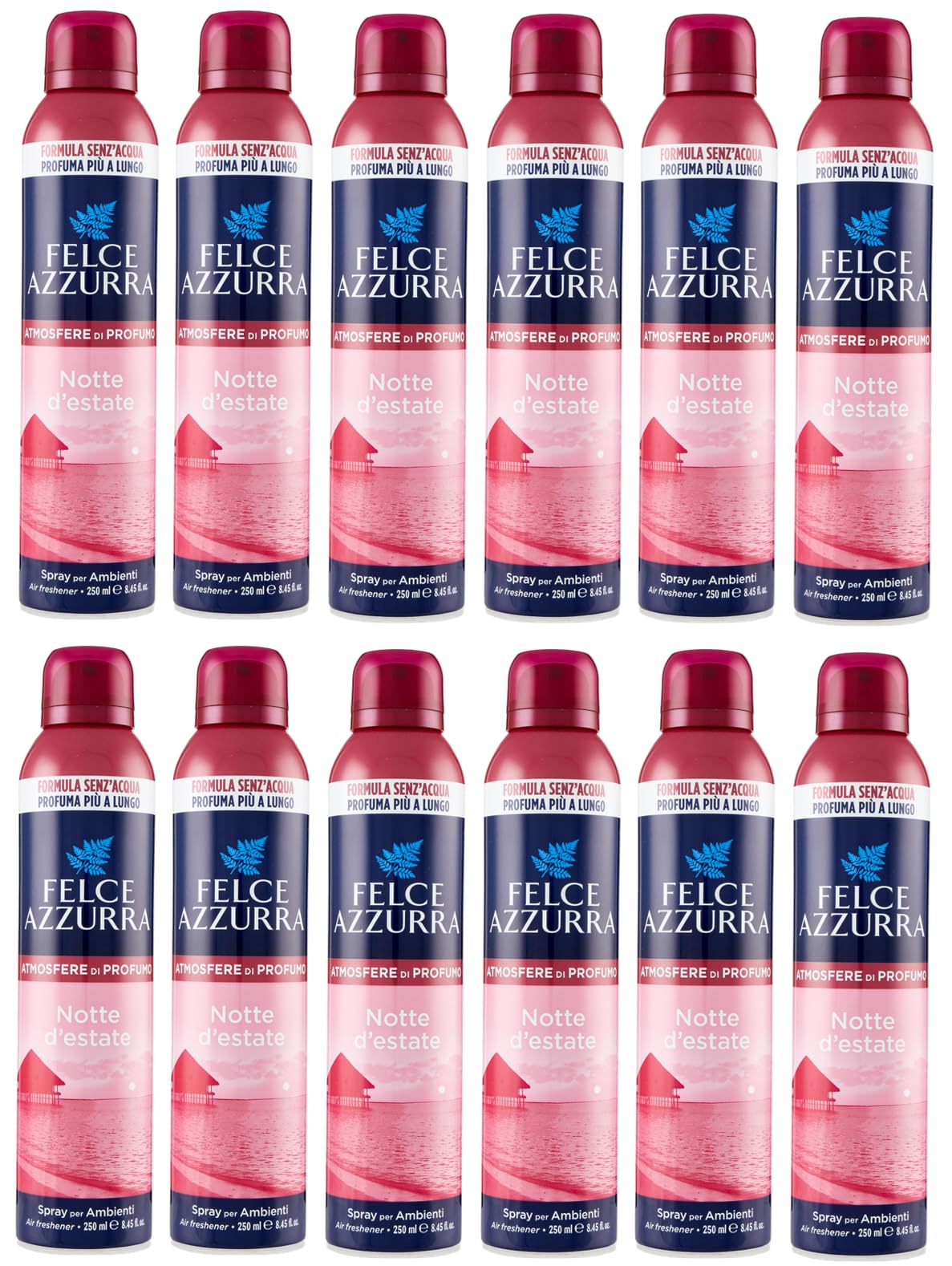 Felce Azzurra Notte d'estate - Deodorante Ambienti, confezione da 12