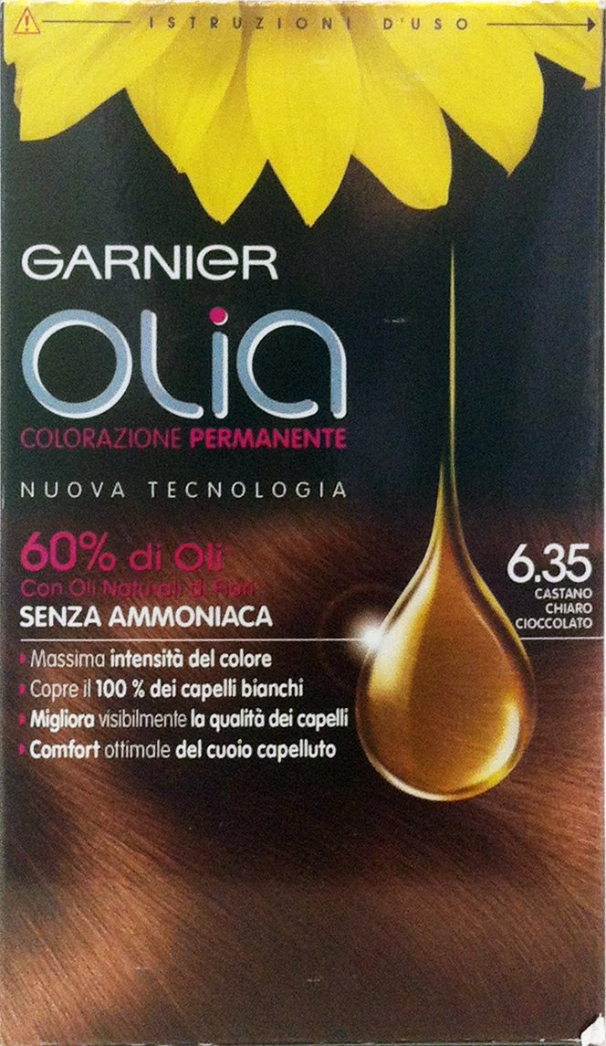 OLIA Coloraz.Perman.Senza Ammoniaca Cast.Chiaro Cioccolato
