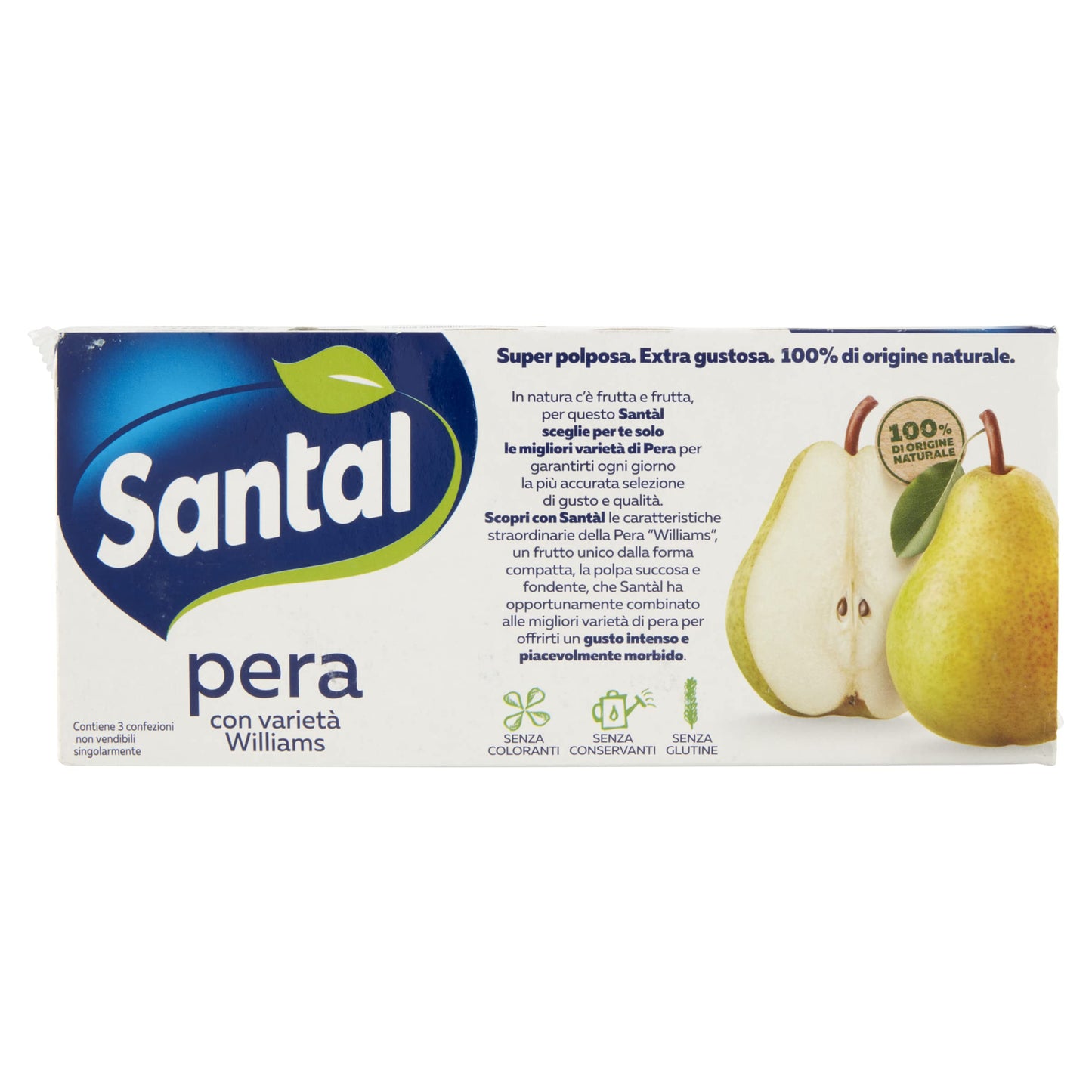 Santàl, Succo di Pera, 3x200 ml