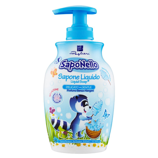 Saponello Sapone Liquido Mani per Bambini, 300ml