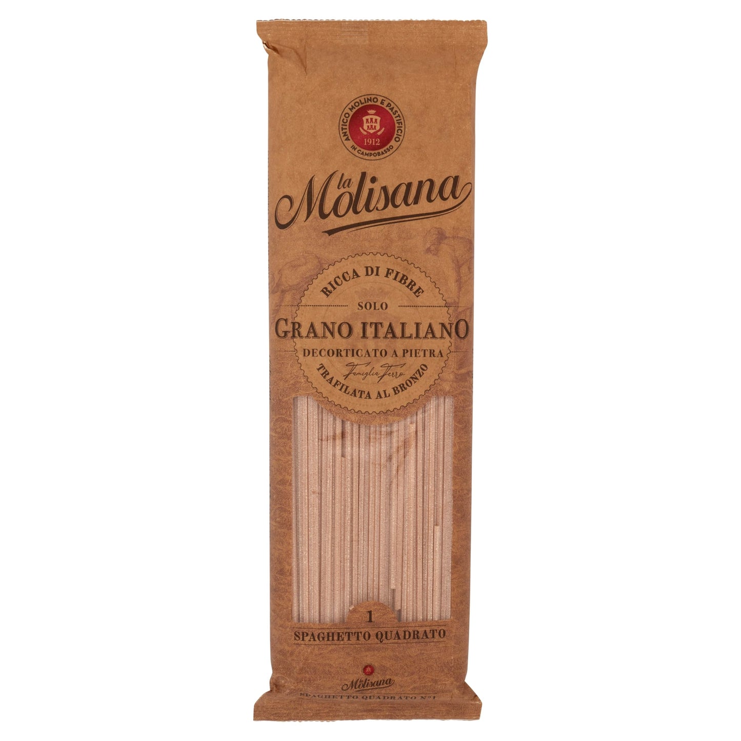 La Molisana, Spaghetto Integrale Quadrato Molisana, 500g