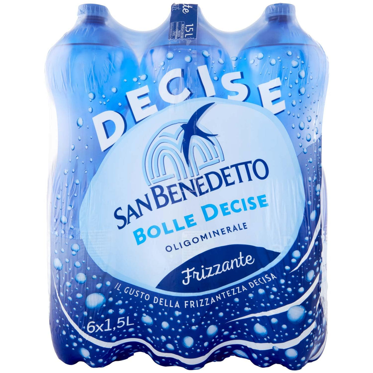 San Benedetto Acqua Frizzante Benedicta - 6 Bottiglie da 1.5 Litri