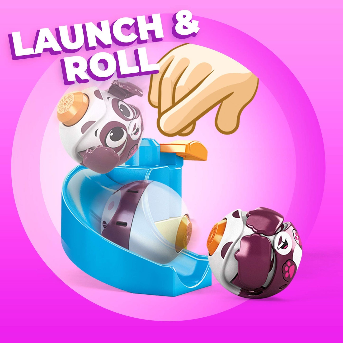 Mega Bloks First Builders, Bubù Cuccioli con Lanciatore Tema Foresta, 12 Blocchi da Costruzione, Giocattolo per Bambini 1+ Anni,GKX68