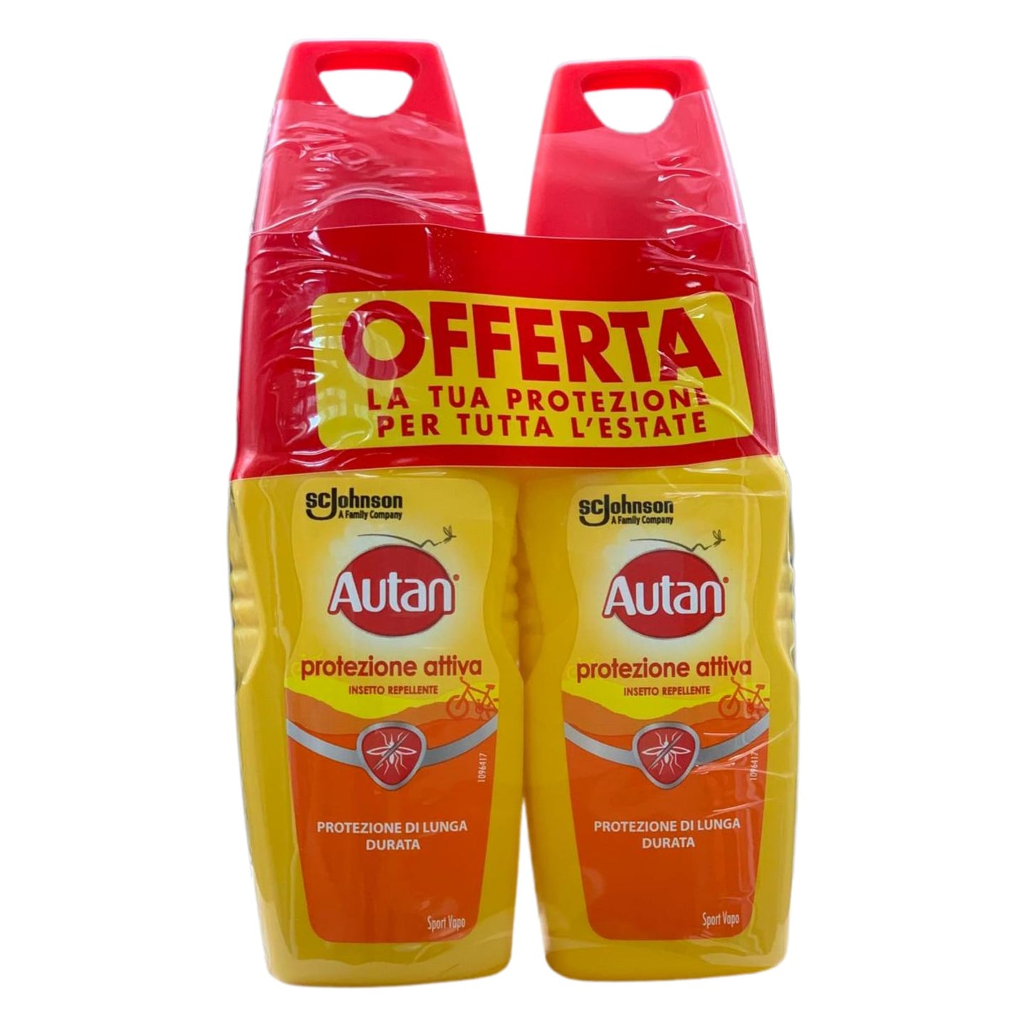 AUTAN PROTEZIONE ATTIVA DI LUNGA DURATA - 3 CONFEZIONI BIPACCO 6X100ML più 1 confezione ZIGZAG Pelli Sensibili salviette antipuntura