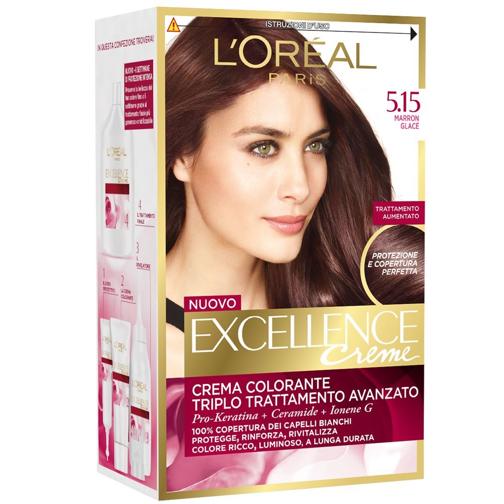EXCELLENCE Crema Colorante Marron Glacé 5.15 40 Ml