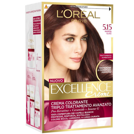 EXCELLENCE Crema Colorante Marron Glacé 5.15 40 Ml
