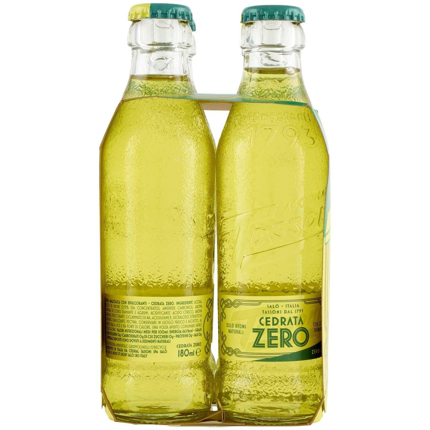 Tassoni Cedrata Zero, 4 x 720ml