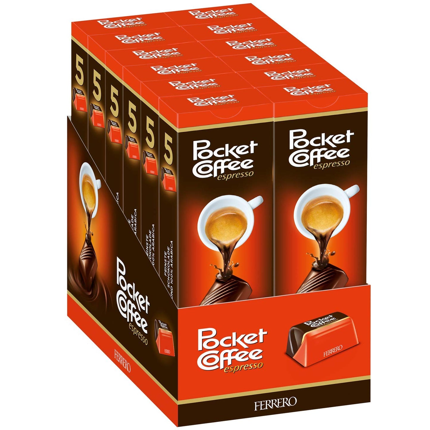 Ferrero Pocket Coffee 12-5 Piece Packs (60 Piece Case)