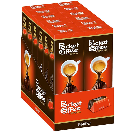 Ferrero Pocket Coffee 12-5 Piece Packs (60 Piece Case)