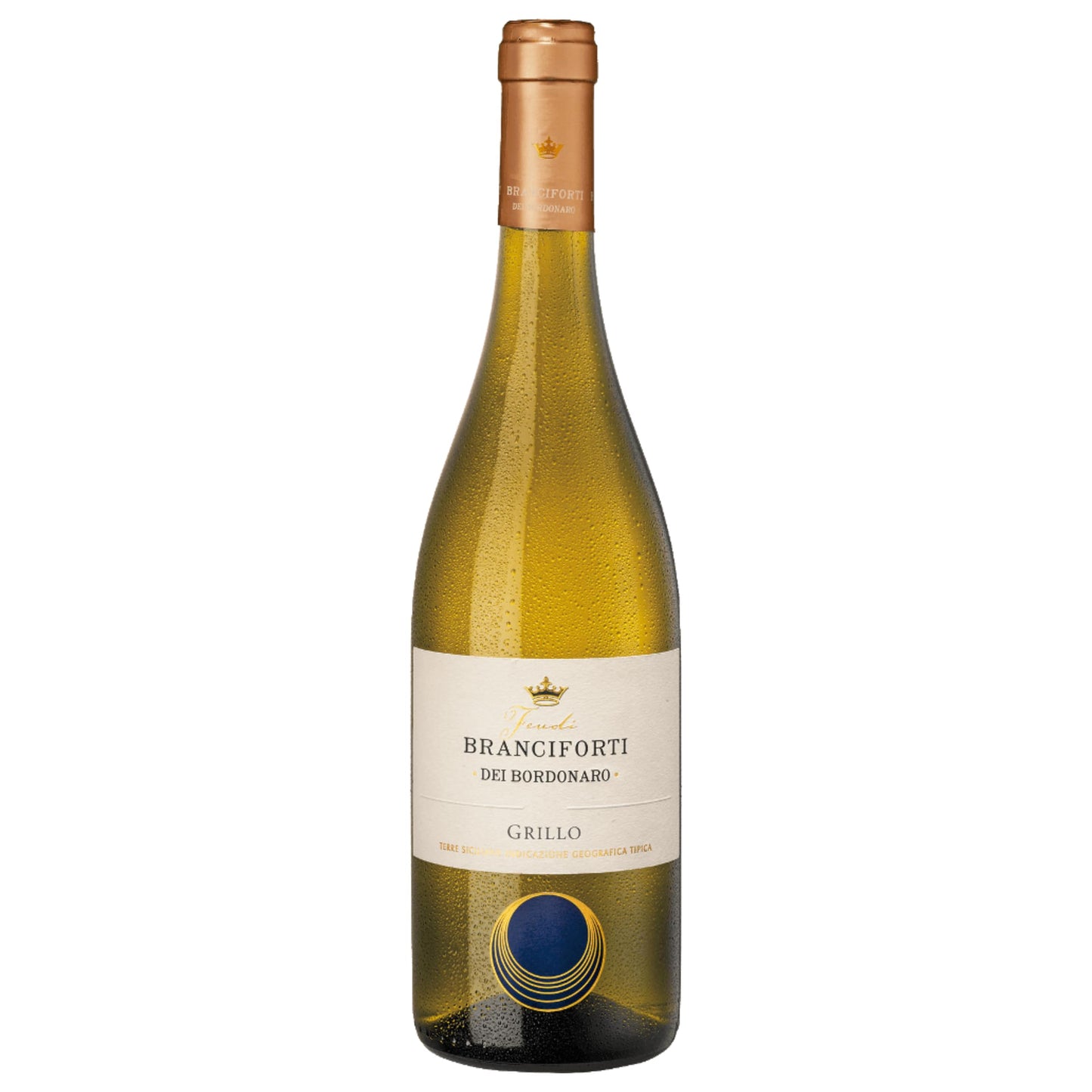 Branciforti | Vino Bianco Grillo Branciforti dei Bardonaro | Sicilia DOC Annata 2023 | Confezione da 6 Bottiglie da 750ml