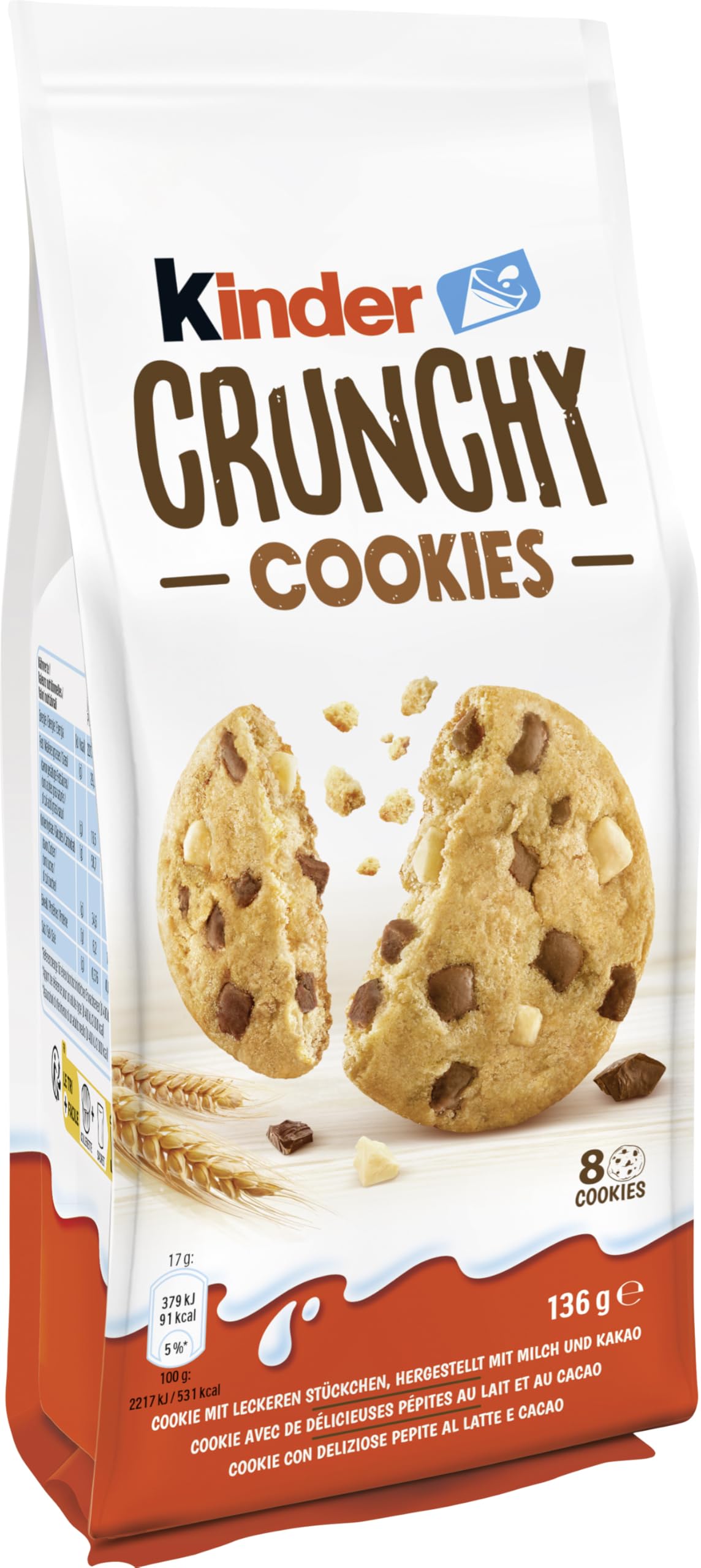 k_inder Crunchy Cookies 136g novità