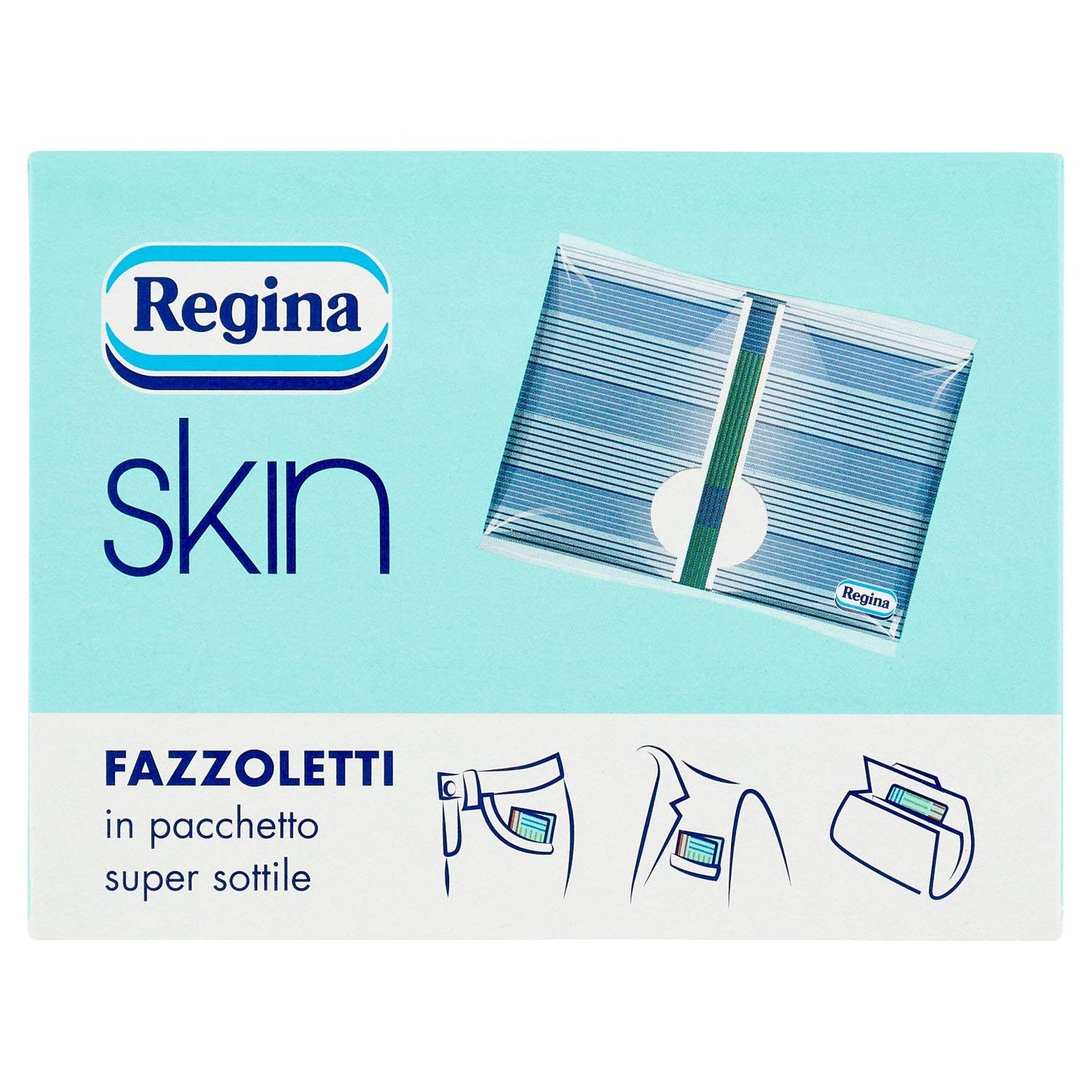 Regina Skin Fazzoletti Pocket, 6 x 10 Fazzoletti