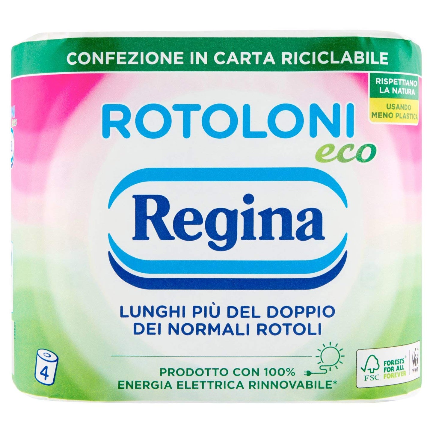 Regina Carta Igienica 2 Veli, 4 Rotoli