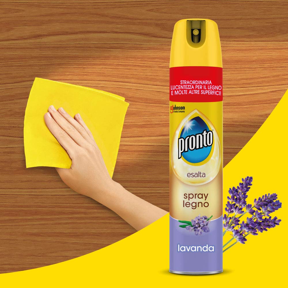 Pronto Detergente Spray Legno, Profumo di Lavanda, 300ml