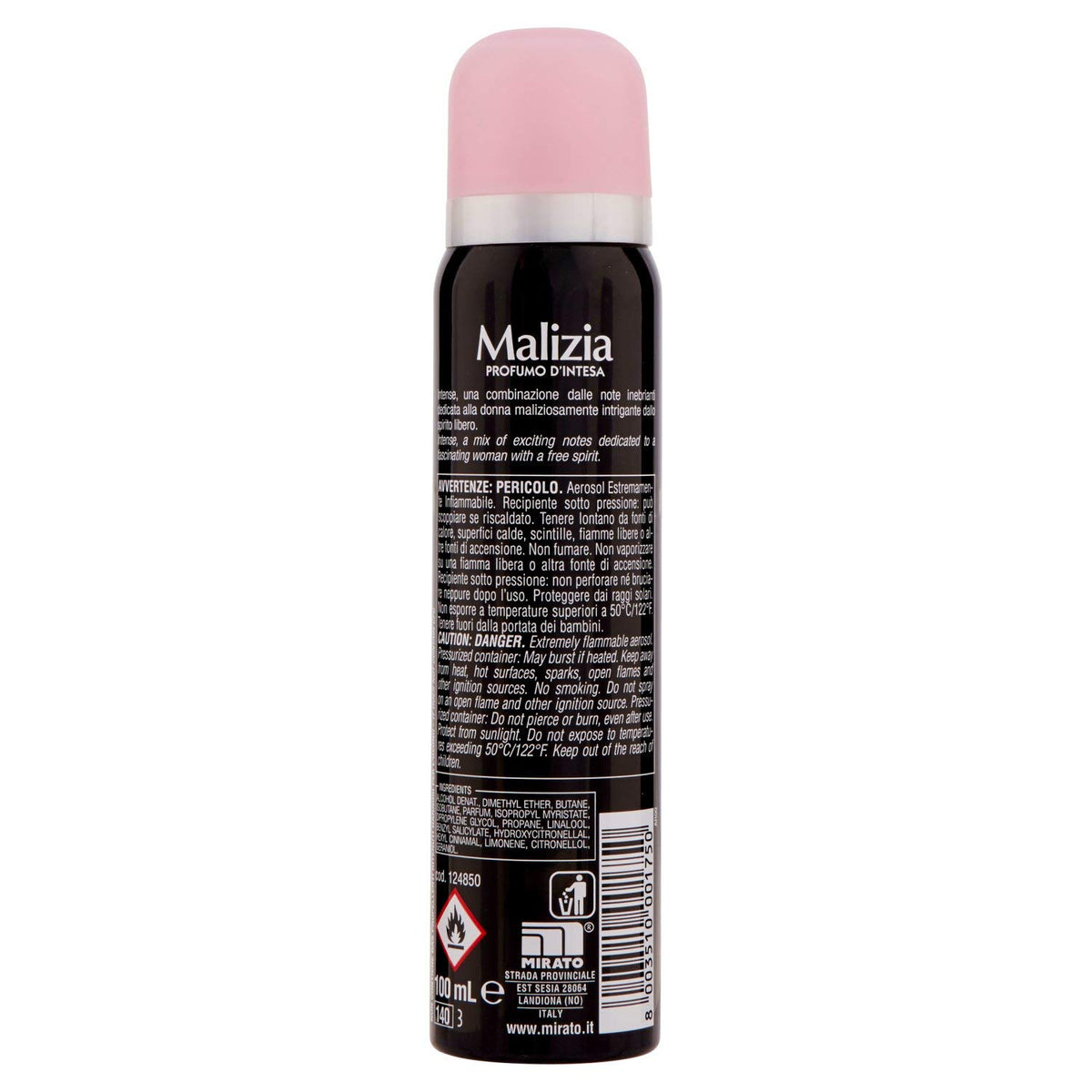 Malizia Deo Spray Intesa Ml.100