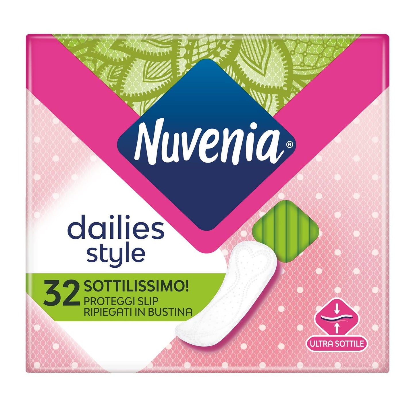 Nuvenia Proteggi Slip Sottilissimo 192 pezzi (6 confezioni da 32 proteggi slip)