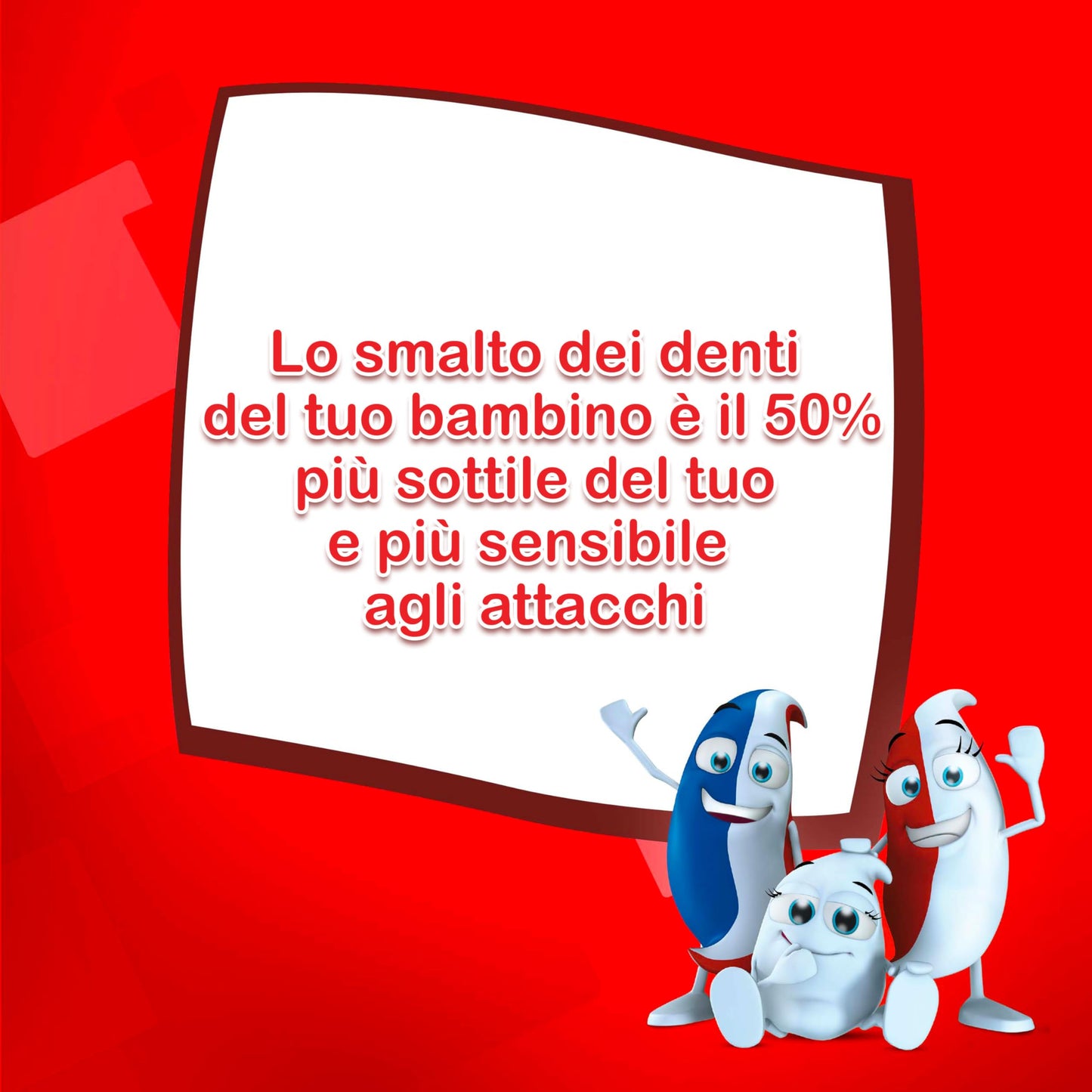 Aquafresh Piccoli Denti, Dentifricio per Bambini da 1 a 5 anni, Aiuta a pulire delicatamente e proteggere lo Smalto, Pacco da 12 x 50ml