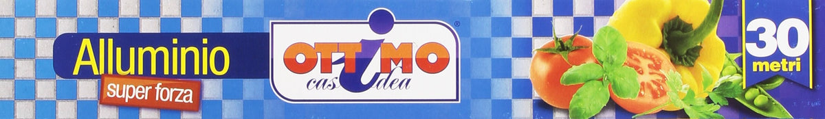 Ottimo - Carta Stagnola Alluminio Super Forza, 30 Metri - 2 confezioni [60 m]
