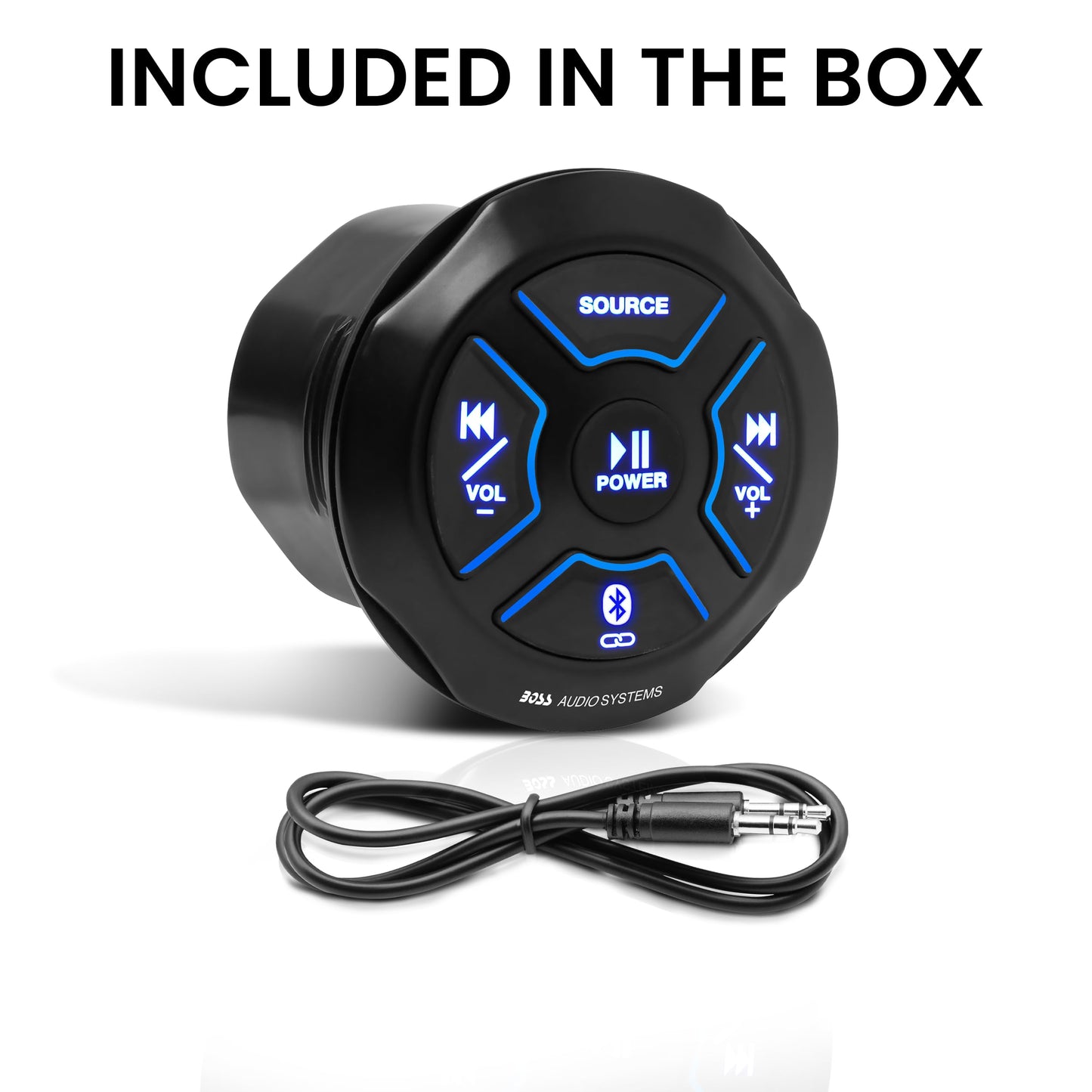 Boss Audio Lettore multimediale digitale Bluetooth marino MGR250B