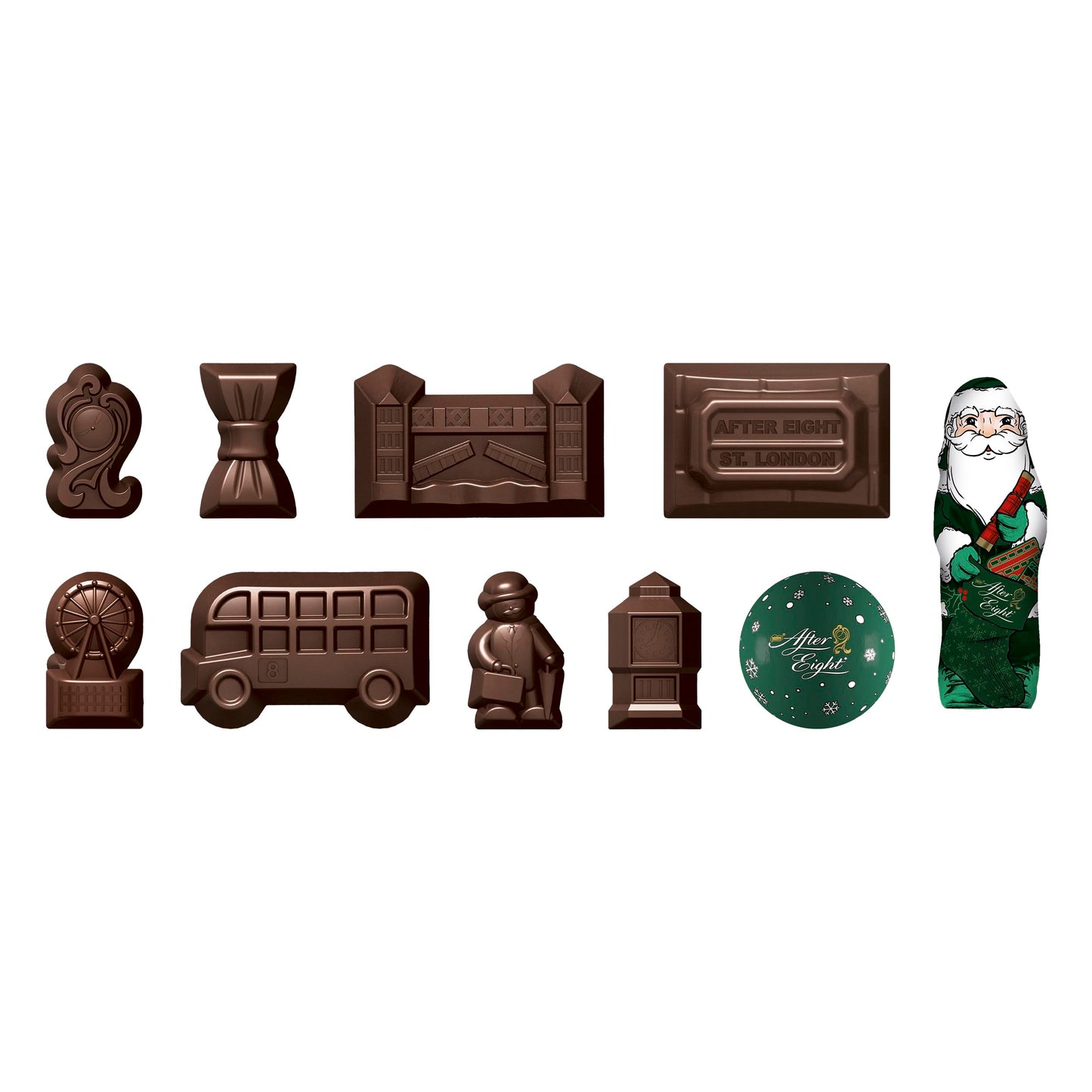 After Eight Calendario dell'Avvento con cioccolato e menta 199 g