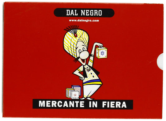 Dal Negro 90004 - Mercante in Fiera Astuccio Rosso, Carte da Gioco