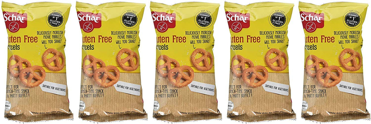 Schar Gluten Free Pretzels 60 g (Pack of 5)