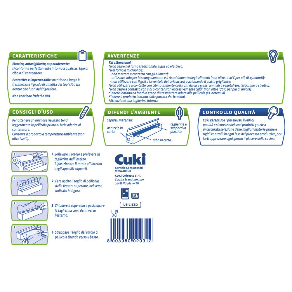 Cuki Pellicola Superaderente, 300m