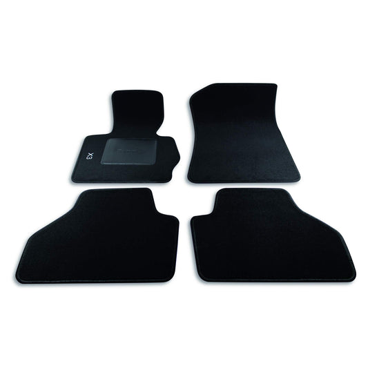 Bottari 39034 Set Tappeti Auto su Misura in Moquette per serie X3 produzione dal 2010 ad oggi , Nero, 4 Pezzi