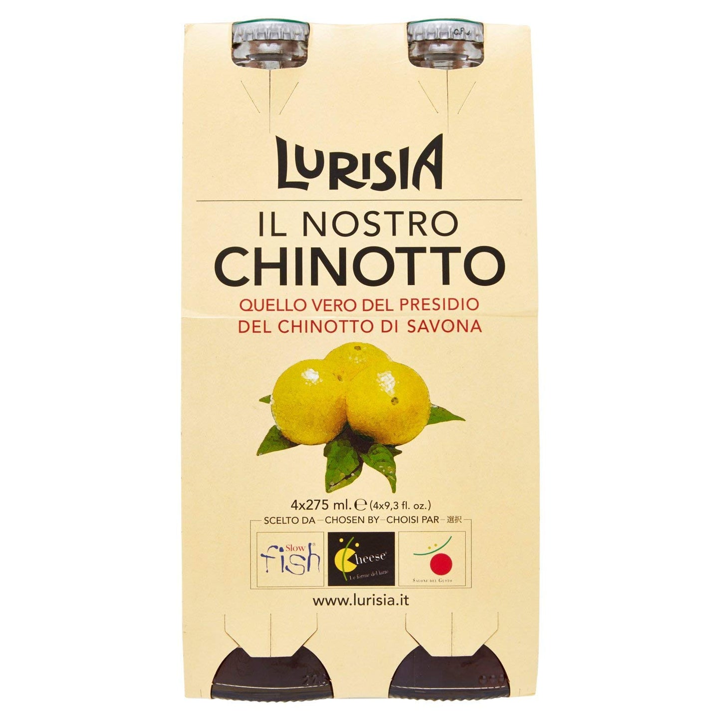 Lurisia Chinotto - confezione da 4 x 275 ml