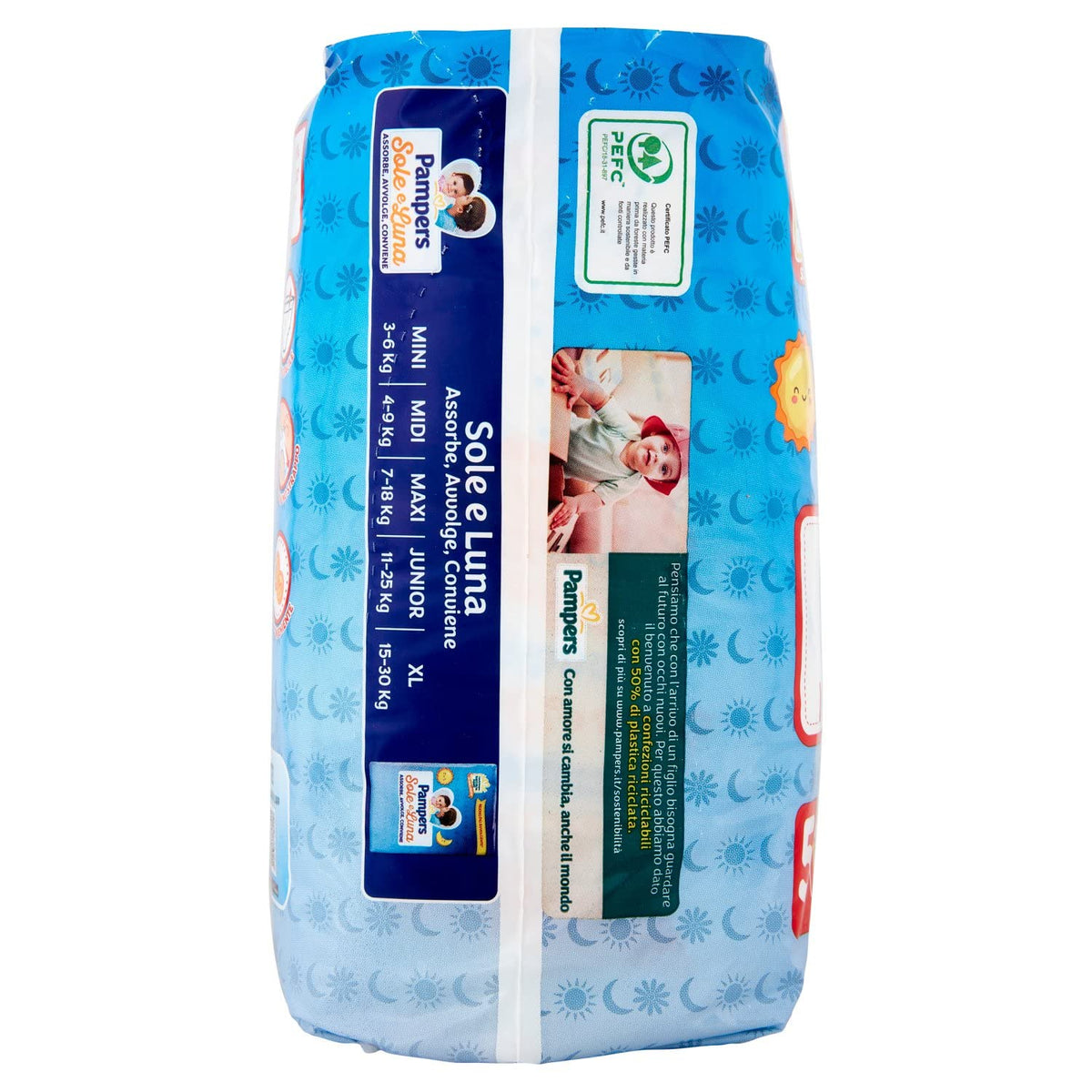 PAMPERS SOLE&LUNA MUTANDINA JUNIOR x14 pezzi