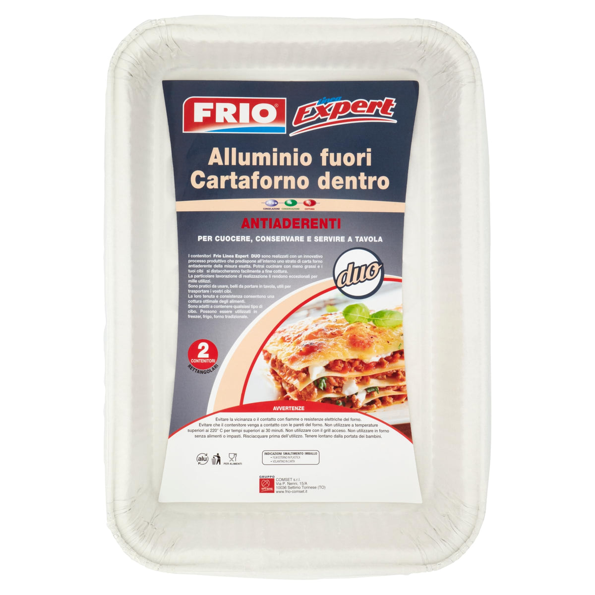 FRIO Vaschetta Rettangolare X2, 6 Porz, Multicolore