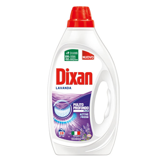 Dixan Detersivo Liquido Lavanda 19 Lavaggi, 950ml