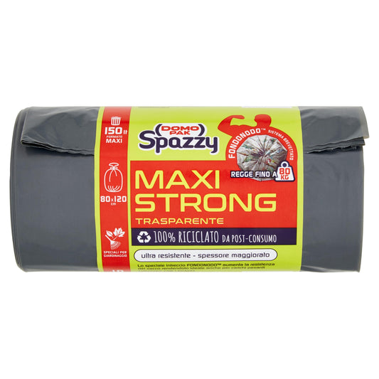 Spazzy Sacchi Spazzatura Condominiali 80X120 150L, 10Pz
