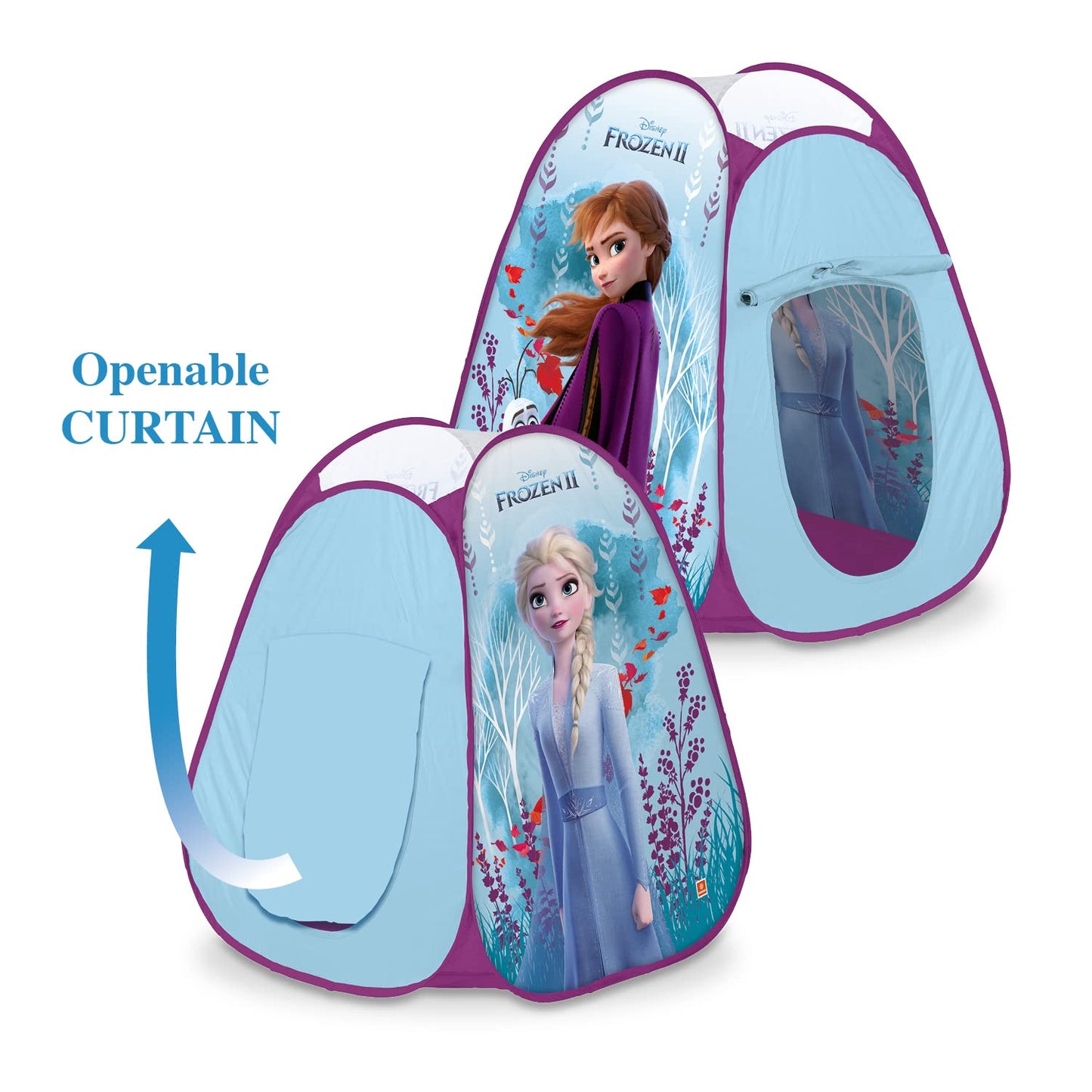Mondo Toys - Frozen II Pop-Up Tent - Tenda da gioco per bambino / bambina - facile da montare / easy to open - borsa per trasporto INCLUSA - 28391
