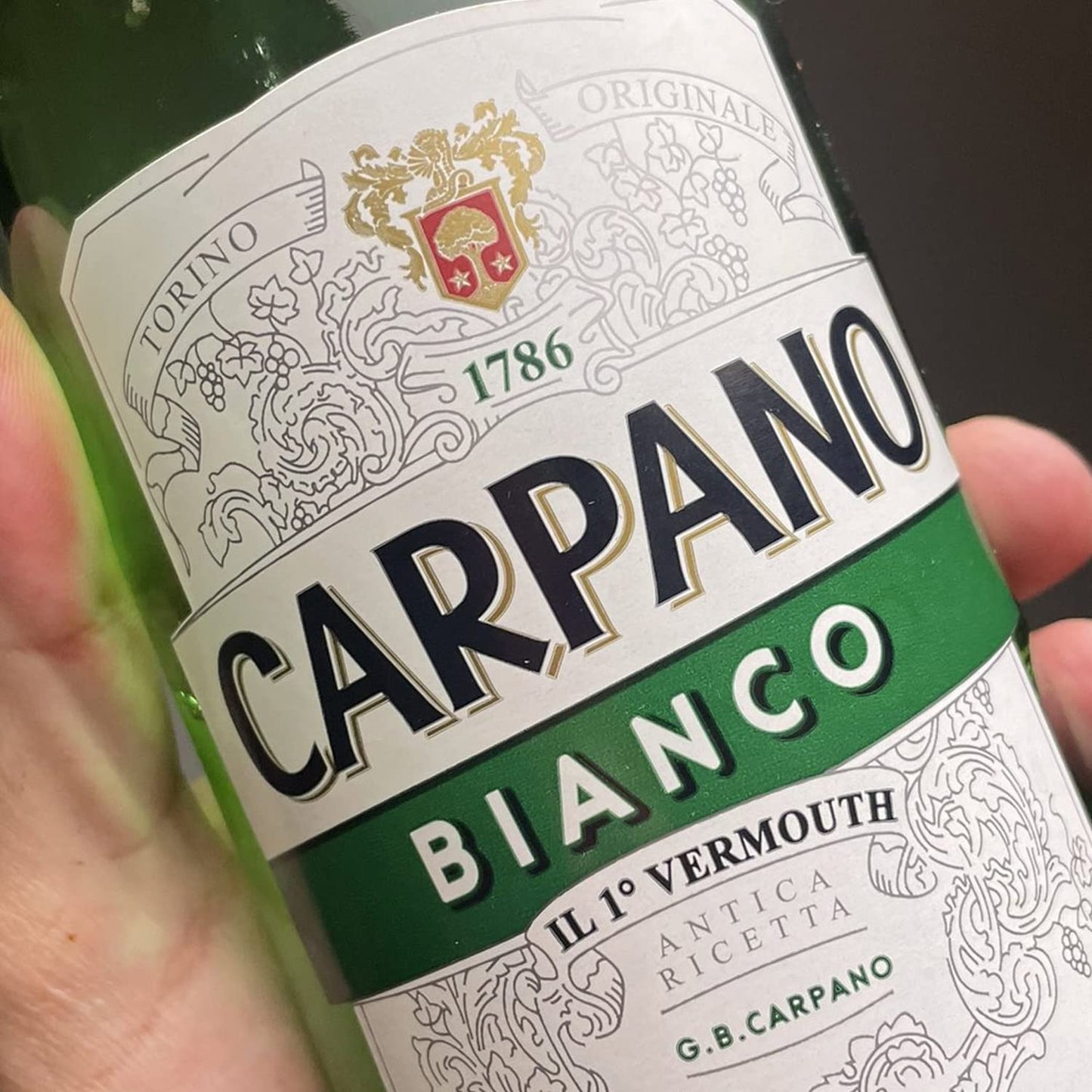 Branca Carpano Bianco 8010062 Vermouth, L 1