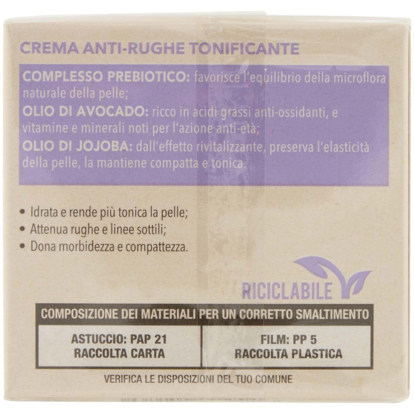 CERA DI CUPRA Crema Anti-Rughe Tonificante - 50 Ml - 50 ml