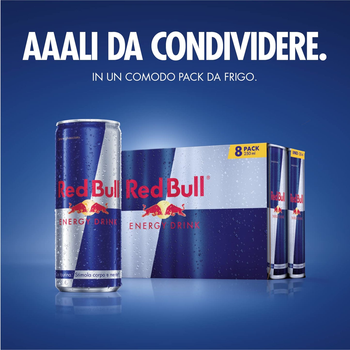 Red Bull Energy Drink, 250 ml (8 Lattine)
