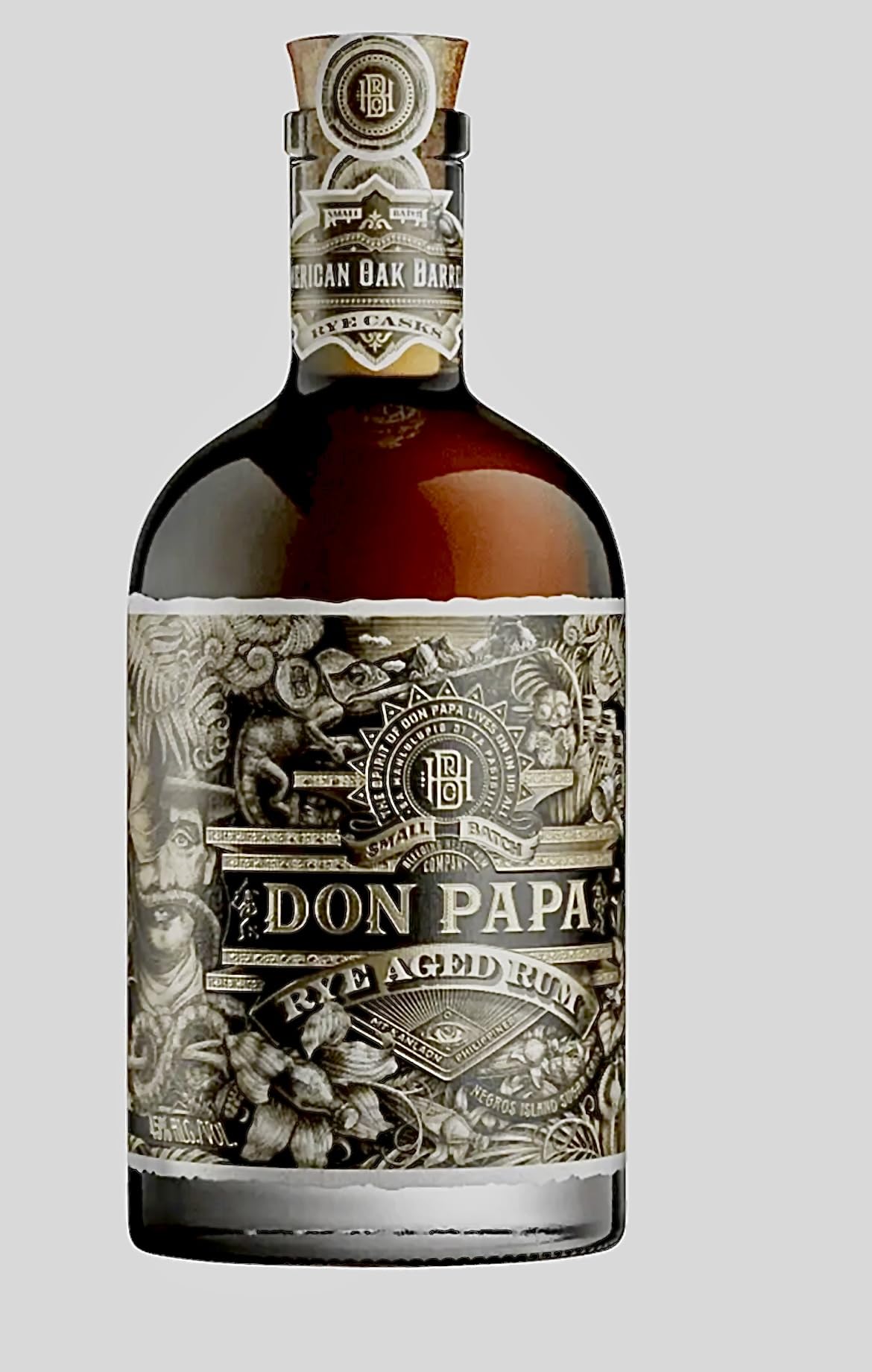 RUM DON PAPA RYE AGED RUM SMALL BATCH 70CL IN ASTUCCIO