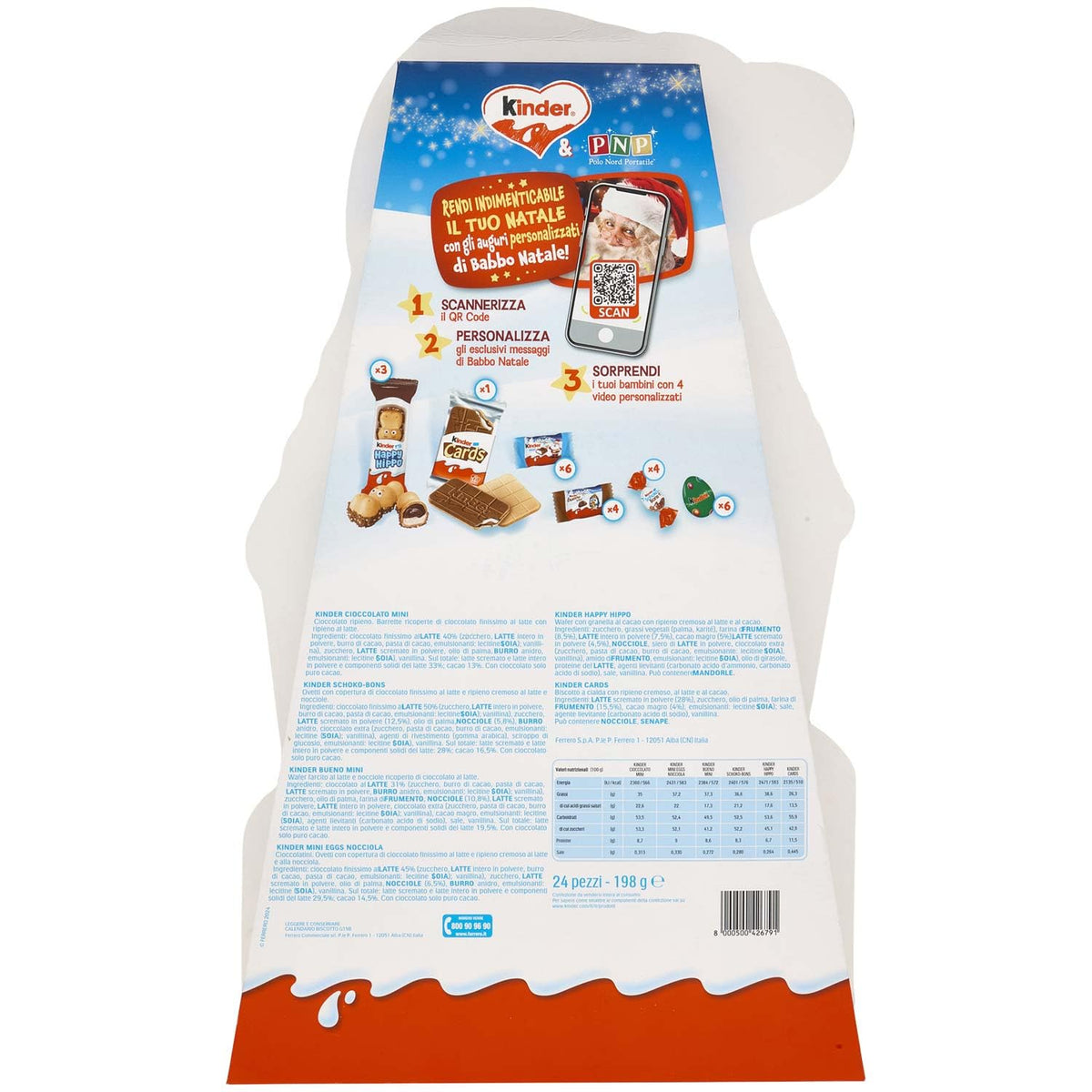 Kinder Cal.Avv.Kinder Biscotti, 198g