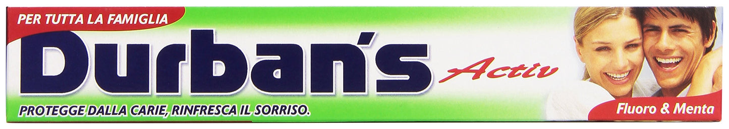 Durban's - Dentifricio, Fluoro e Menta - 75 ml