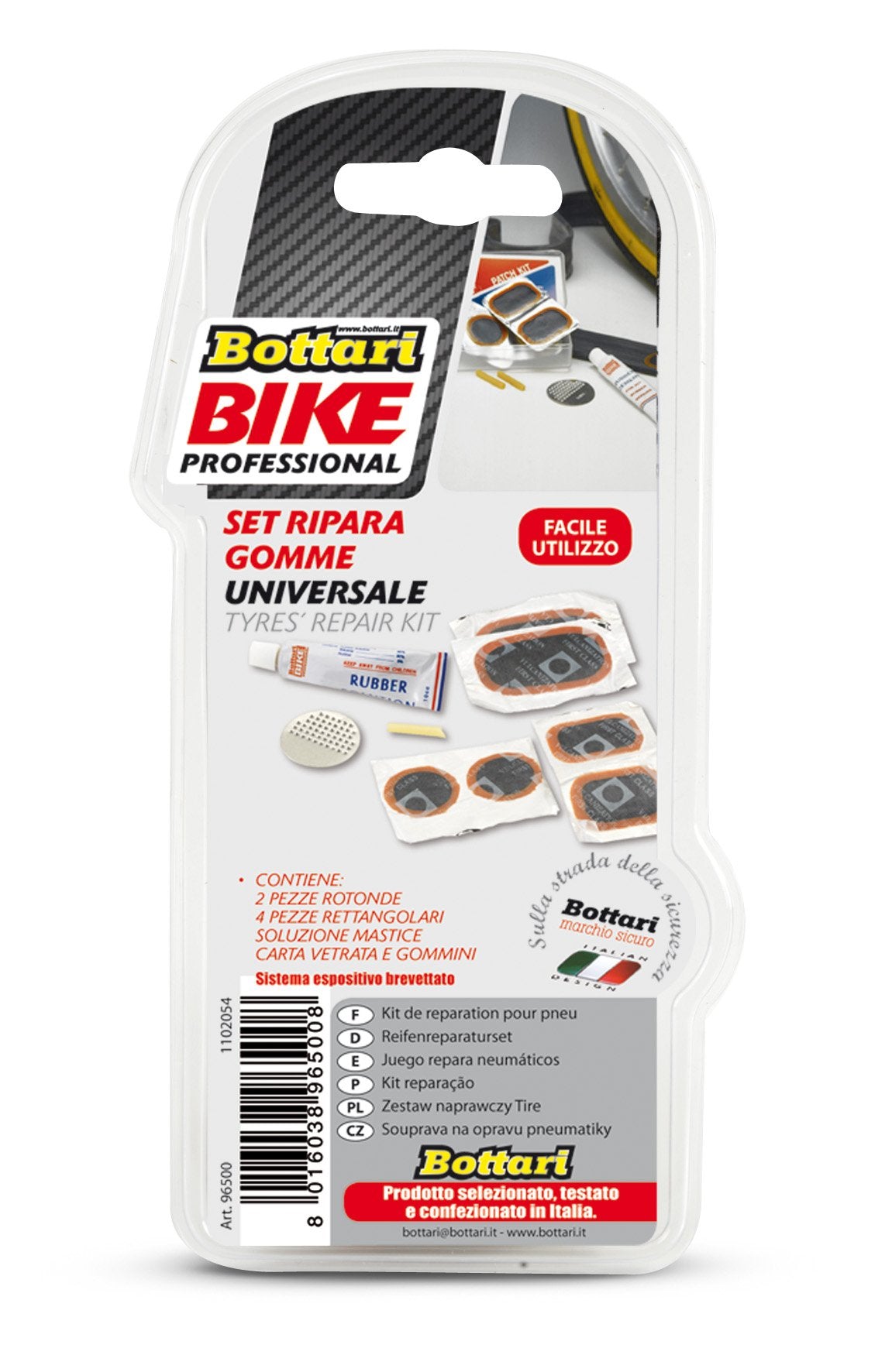 Bottari 96500 Set Ripara Gomme per Biciclette