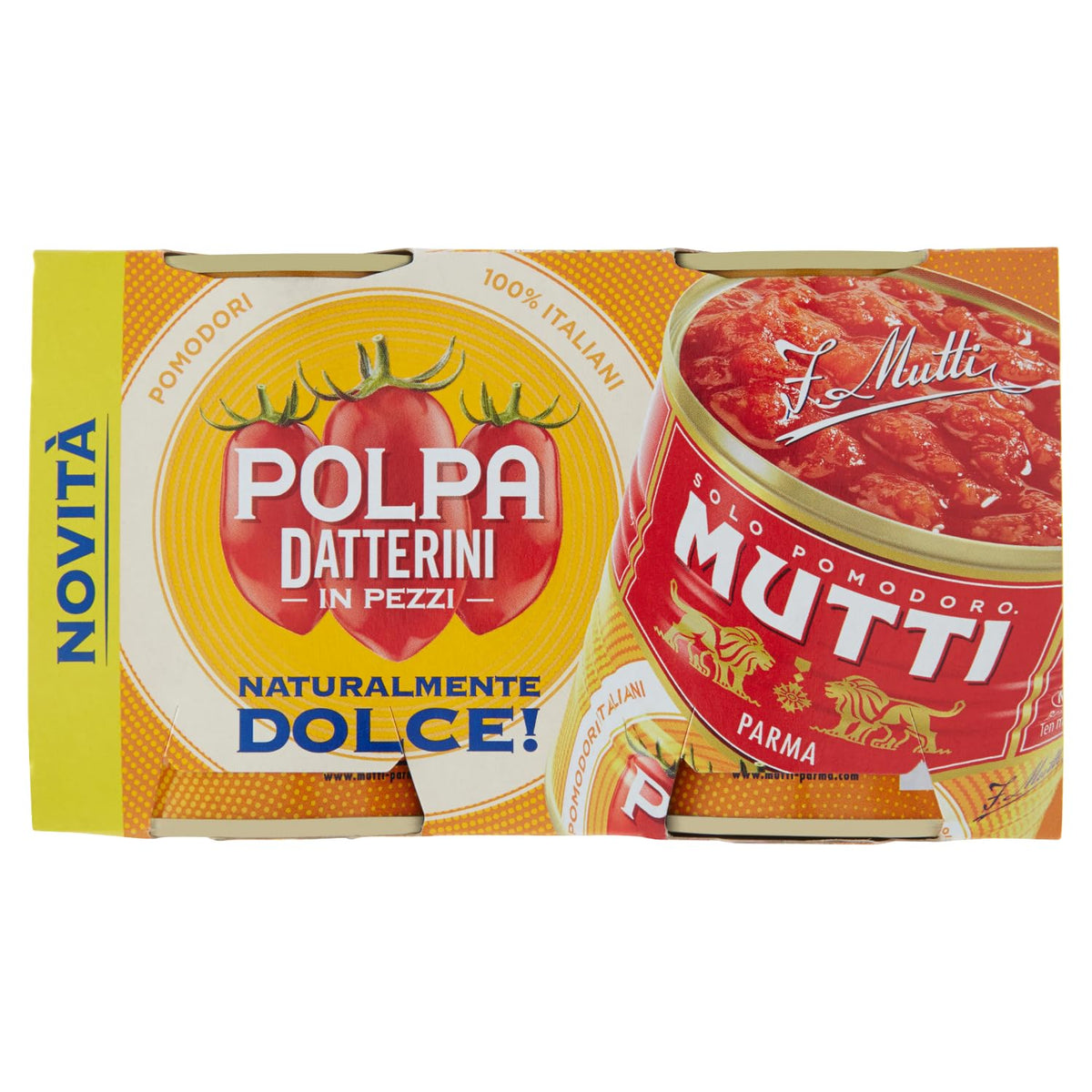 Mutti polpa datterini in pezzi 2 x 300 g