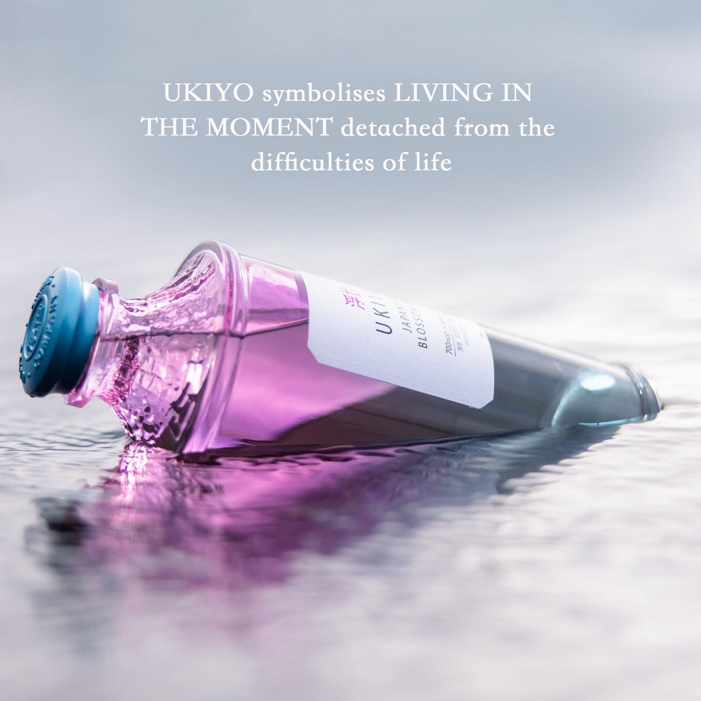 Ukiyo Japanese Blossom Gin 40% Vol. 0,7l