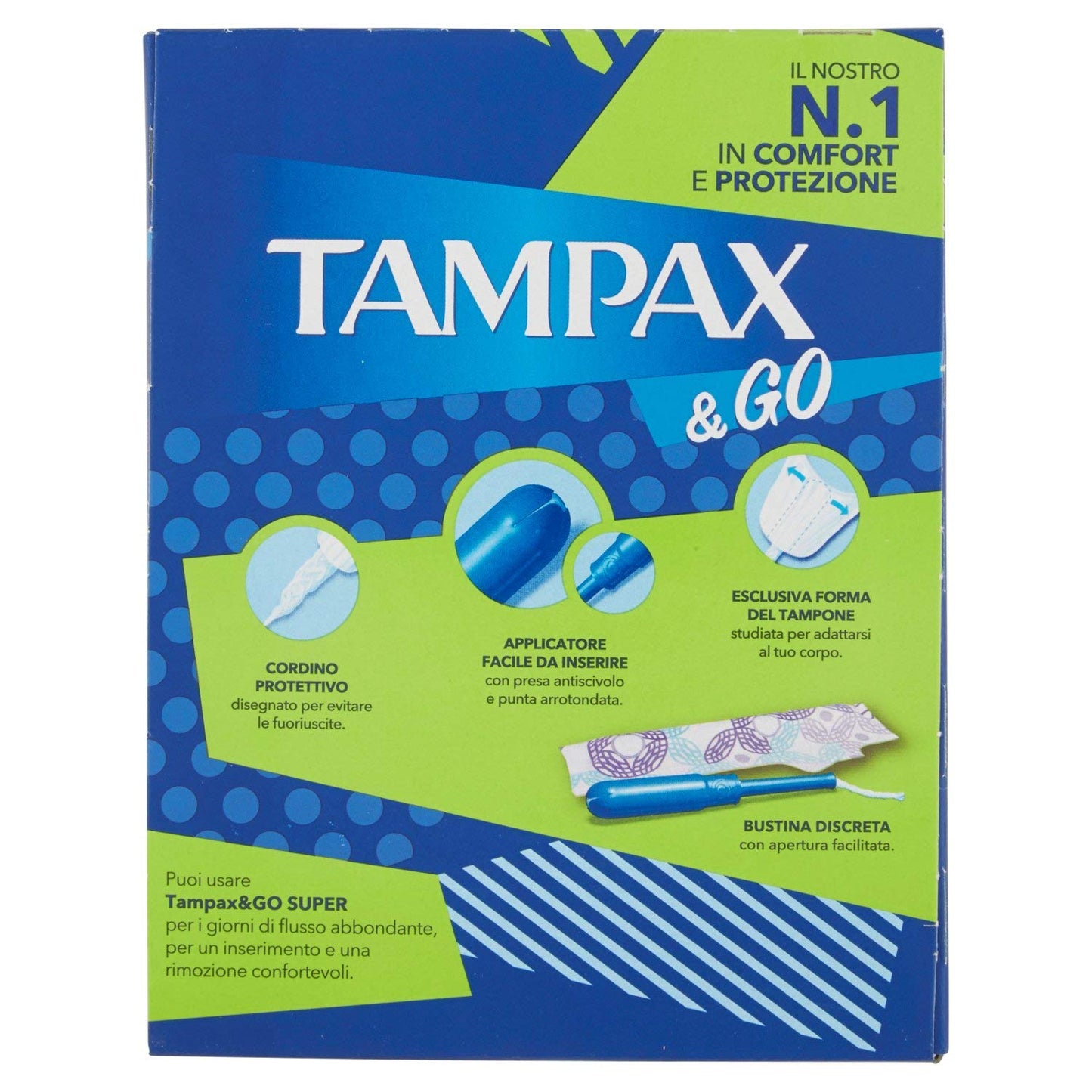 Tampax &Go Super x18 Tamponi