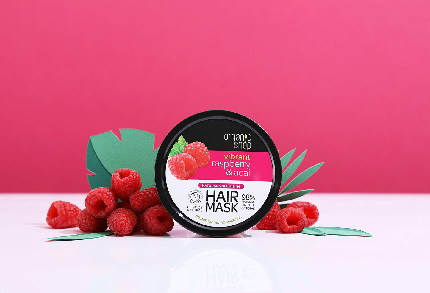 Organic Shop Maschera Capelli Lampone e Acai - 278 ml