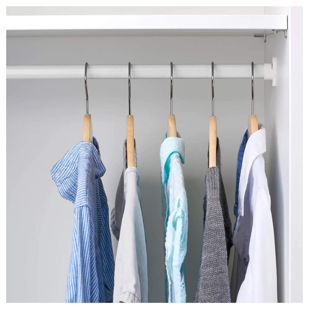 Ikea Hanga 601.787.69 - Appendiabiti per bambini, confezione da 5