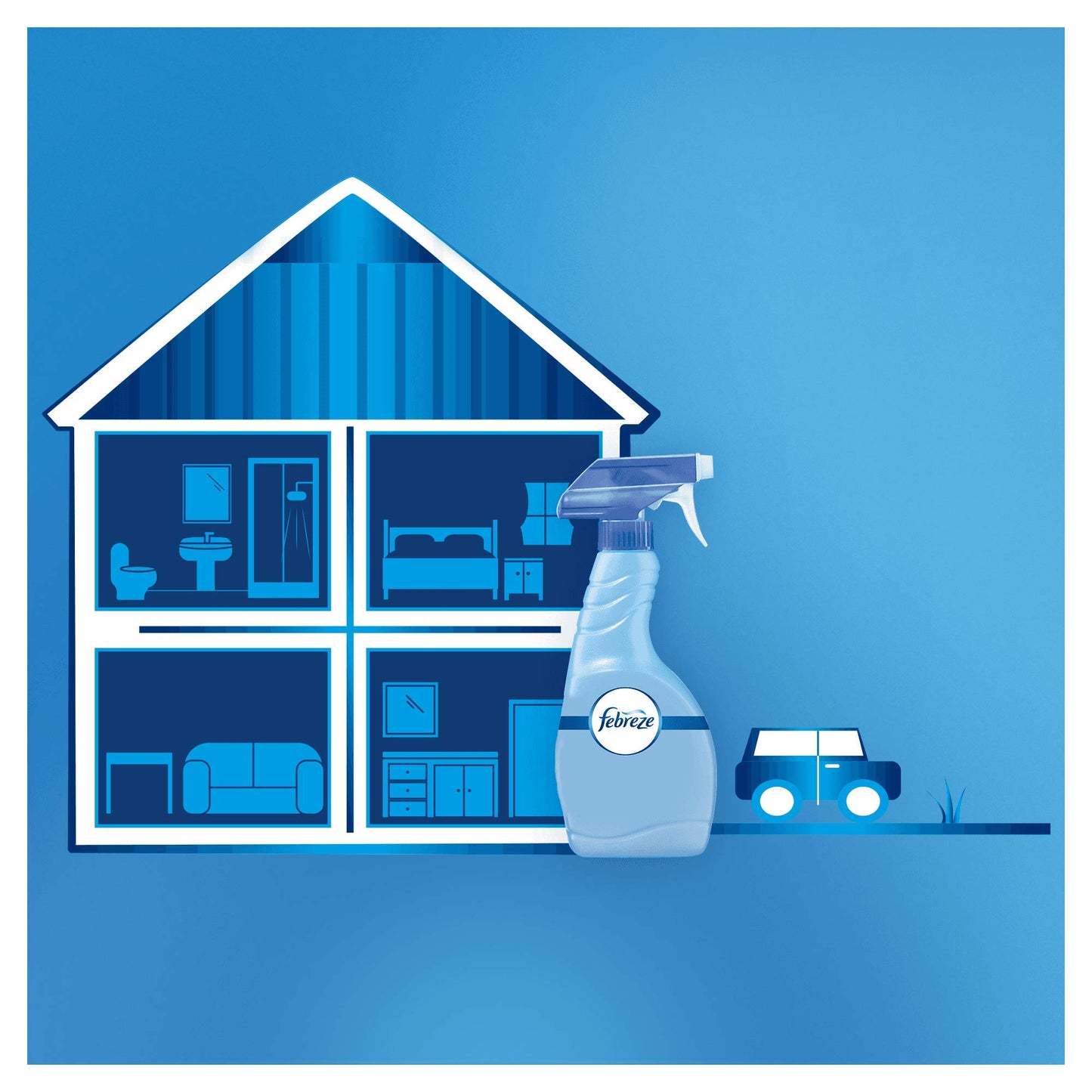 Ambi Pur Animali Spray Deodorante 500 Ml, pacco da 4