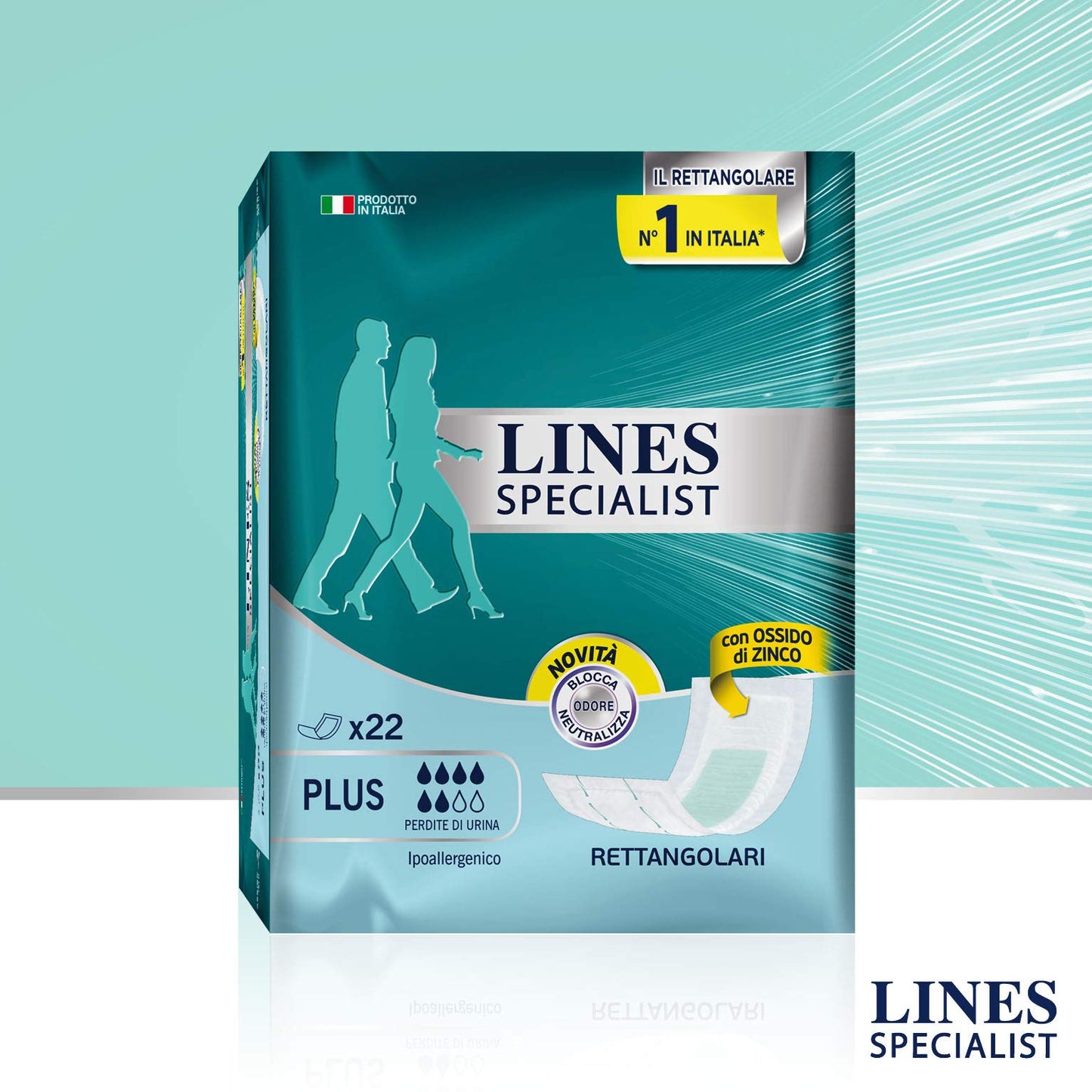 LINES SPECIALIST PLUS RETTAGOLARE, Confezione da 88 Pezzi